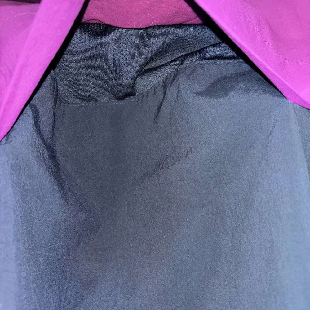 Air Jordan Wings Wind Anorak Jacket Deep Purple 1/2 Zip Sz M Vented Zip Pocket